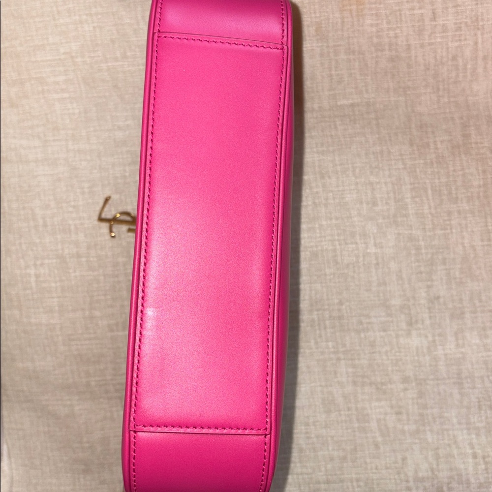 Saint Laurent Hot Pink Le 5 a 7  Shoulder Bag with Gold YSL Hardware - Picture 5 of 5